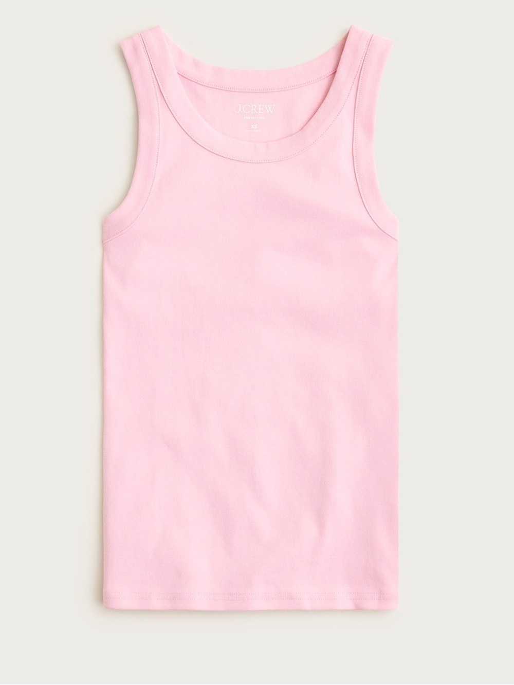 J crew pale pink New perfect-fit high-neck tank top
